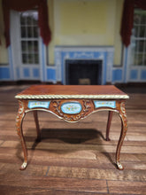 Load image into Gallery viewer, Ornate Wooden Table w/ Handpainted Floral Decor by Jia Yi Jia Yi
