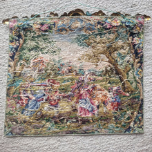 Load image into Gallery viewer, Dollhouse Miniature ~ Petit Point Hanging Tapestry Rural Medieval Scene - Ursula Sauerberg
