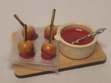 Load image into Gallery viewer, Candy Apples and Pot on Wooden Board
