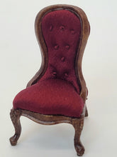 Load image into Gallery viewer, Handmade Regal Red Fainting Couch and 2 Chairs
