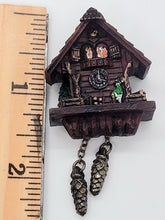 Load image into Gallery viewer, Dollhouse Miniature ~ 1:12 Scale, Swiss-Style Cuckoo Clock by Reutter Porcelain
