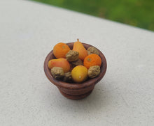 Load image into Gallery viewer, Fruit Bowl with Pear, Orange, and Walnuts
