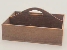 Load image into Gallery viewer, Al Chandronnait – Carved Wooden Tray with Divider Handle
