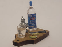 Load image into Gallery viewer, Tequila Shot with Lime on Wooden Board
