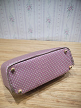 Load image into Gallery viewer, Purple Diamond-Spotted Sofa with Golden Trimming
