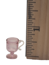 Load image into Gallery viewer, Glass Craft – Handblown Glass Light Pink Mug with Handle
