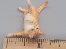 Load image into Gallery viewer, Resin Orange Tabby Cat in Playful Position
