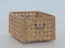 Load image into Gallery viewer, Al Chandronnait – Large Linen Basket with Side Handles
