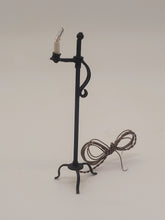 Load image into Gallery viewer, Dollhouse Miniature ~ Black Candle Holder Lamp
