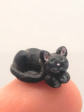 Load image into Gallery viewer, Dollhouse Miniature ~ 1:24 Scale, Black Cat, Signed LP
