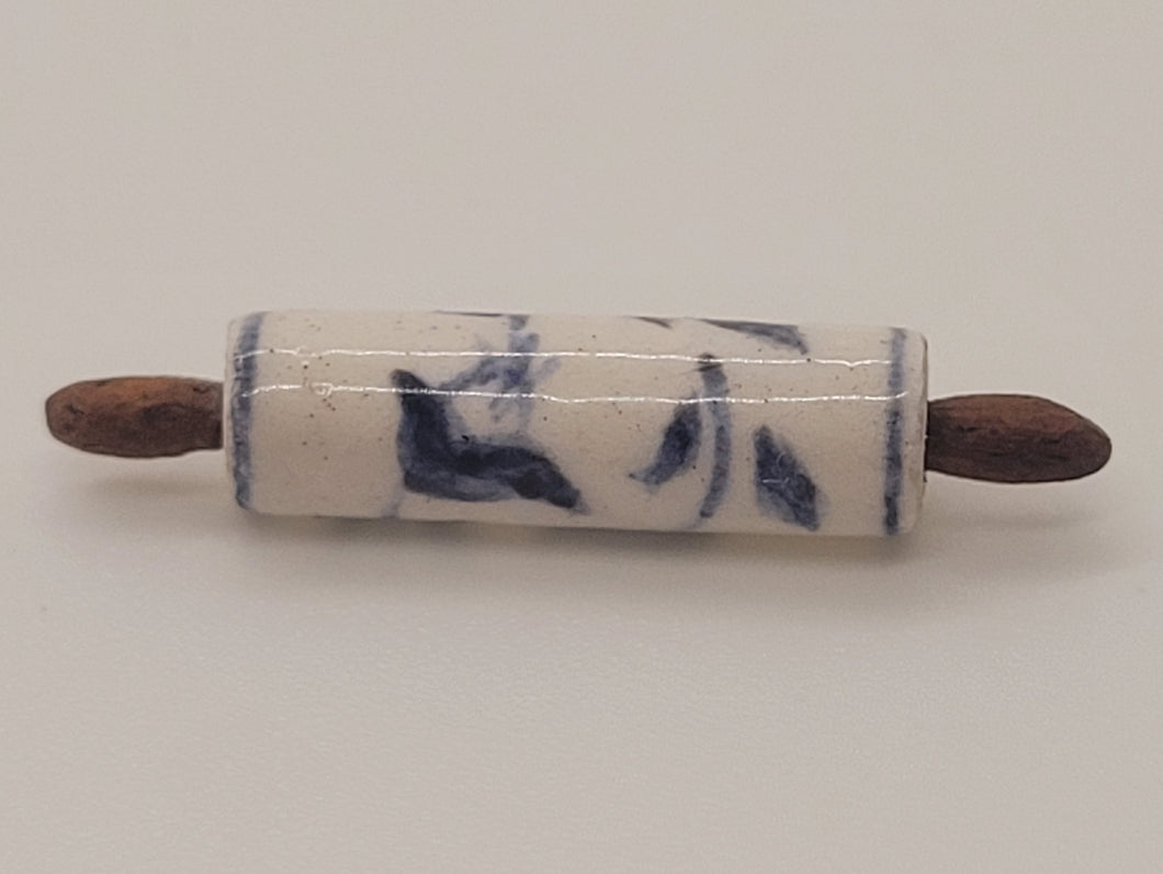 1:12 Scale, Handmade Porcelain Rolling Pin