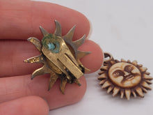 Load image into Gallery viewer, 2pc Celestial Suns - Pendant and Metal Clip

