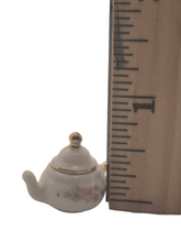 Load image into Gallery viewer, Nancy Duden – 3pc Porcelain Tea Set with Pot, Sugar Jar, and Milk Pitcher
