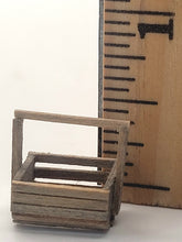 Load image into Gallery viewer, Dollhouse Miniature ~ 1:24 Scale, Wooden Clam Basket
