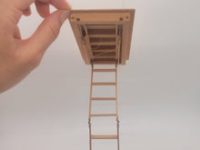 Load image into Gallery viewer, Wooden Attic Stairs
