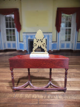 Load image into Gallery viewer, Mahogany Hall Table w/ Clock Decoration
