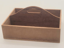 Load image into Gallery viewer, Al Chandronnait – Carved Wooden Tray with Divider Handle
