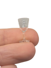 Load image into Gallery viewer, Handblown Textured Glass Wine Goblet
