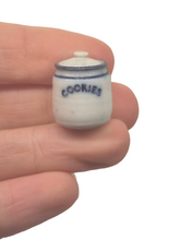 Load image into Gallery viewer, James Clark – Handmade Pottery Jar Labeled 'Cookies'
