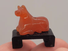 Load image into Gallery viewer, Dollhouse Miniature ~ 1:12 Scale, 6pc Stone Set, Carved Animals, Desert Rose, Mexican Turquoise
