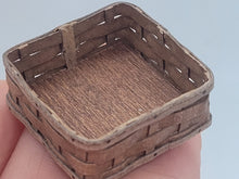 Load image into Gallery viewer, Al Chandronnait – Shallow Square Woven Basket
