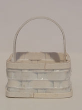 Load image into Gallery viewer, White Woven Basket with Handle

