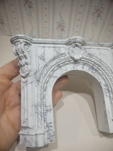 Load image into Gallery viewer, Fireplace made of Plaster White Marble Style
