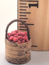 Load image into Gallery viewer, Dollhouse Miniature ~ 1:24 Scale, Fruit in Basket
