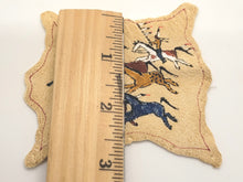 Load image into Gallery viewer, Dollhouse Miniature ~ 1:12 Scale, Sioux Horse Raid Rug - By Rainbow Hand
