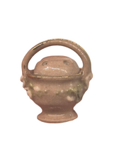 Load image into Gallery viewer, Brown Handsculpted Incense Burner with Handle
