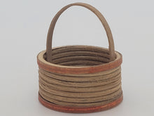 Load image into Gallery viewer, Al Chandronnait – Round Basket with Red Accents
