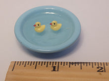 Load image into Gallery viewer, Rubber Ducks in Blue Wash Basin
