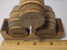 Load image into Gallery viewer, Medium - Zinfandel, Port Wine, Chablis Barrels on Wooden Holder
