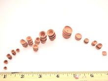 Load image into Gallery viewer, Dollhouse Miniature ~ 1:24 Scale, Various Sizes Terracotta Pots and Dishes Lot
