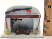 Load image into Gallery viewer, Dollhouse Miniature ~ 1:24 Scale, Metal Decorated Mantle
