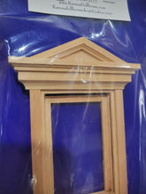 Load image into Gallery viewer, Dollhouse Miniature ~ 1:12 Scale, Tall Narrow Working Window with Hooded Pediment
