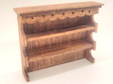 Load image into Gallery viewer, Dollhouse Miniature ~ 1:24 Scale, Wooden Kitchen or Decor Shelf
