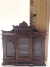Load image into Gallery viewer, Dollhouse Miniature ~ 1:24 Scale, JBM Brown China Cabinet
