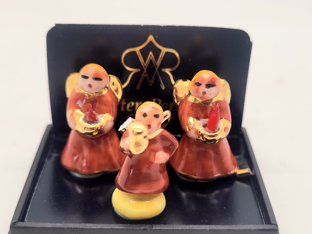 ☆SALE☆ Dollhouse Miniature ~ Reutter Porcelain 3pc Angel Figurines - Broken Wing