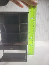 Load image into Gallery viewer, Dark Wooden Hutch w/ Functional Drawer

