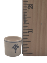 Load image into Gallery viewer, James Clark – Blue Leaf Pattern Crock
