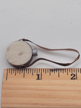 Load image into Gallery viewer, Dollhouse Miniature ~ 1:12 Scale, Cow Hair Canteen with Leather Strap
