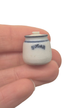 Load image into Gallery viewer, James Clark – Handmade Jar Labeled 'Sugar' *HAS CHIP*

