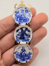 Load image into Gallery viewer, Dollhouse Miniature ~ 1:12 Scale, 3-Tier Delft Plate Rack by Reutter Porcelain

