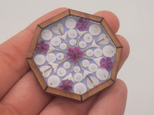 Load image into Gallery viewer, 1½&quot; Sailor&#39;s Valentine – Flowers &amp; Sand Dollars - by Pam Friend
