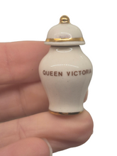 Load image into Gallery viewer, English RM – Porcelain Urn w/ Queen Victoria and British Flag Imagery
