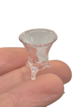 Load image into Gallery viewer, Glass Craft – Handblown Clear Glass Vase with Feet
