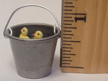 Load image into Gallery viewer, Rubber Ducks in Metal Pale with Water
