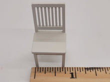 Load image into Gallery viewer, Dollhouse Miniature ~ 1:24 Scale, Handmade White Wooden Kitchen Set with 2 Chairs
