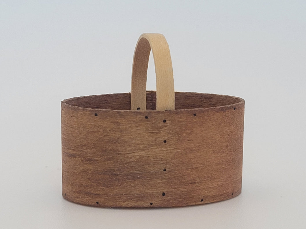 Al Chandronnait – Oval Wooden Basket with Handle